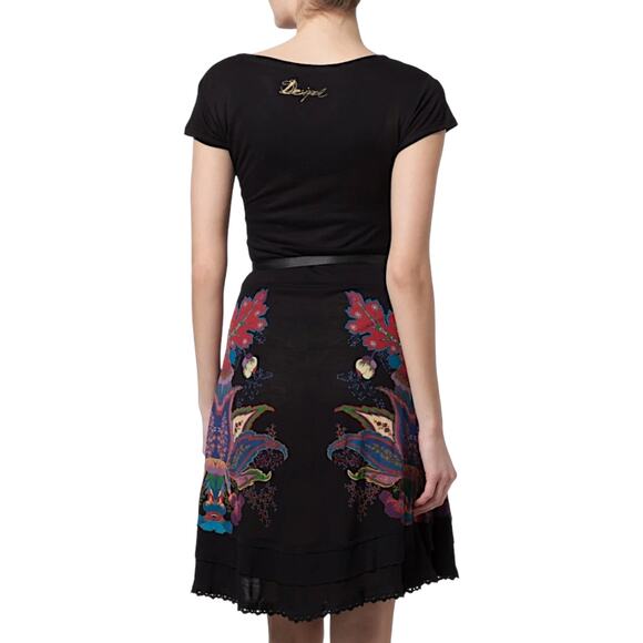 Desigual Floral Dress in Black | Size M - Picture 8 of 11